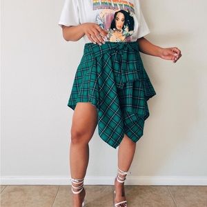 Educated & Dedicated Skirt (Green)